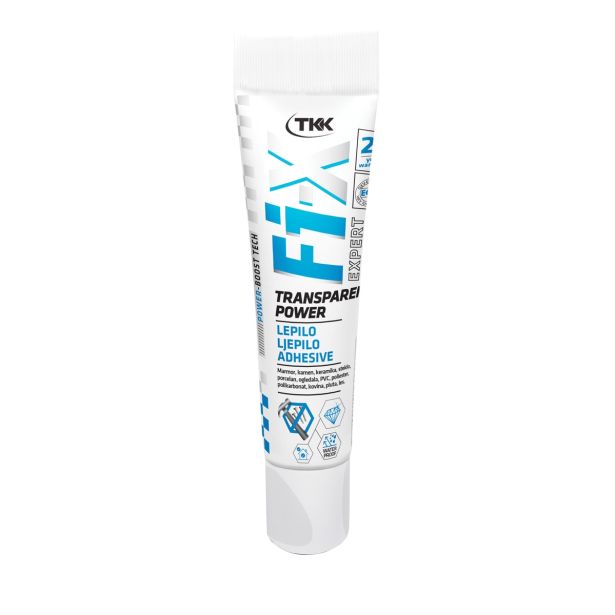 MONTAŽNO LEPILO FIX EXPERT TRANSP. POWER 130 ML