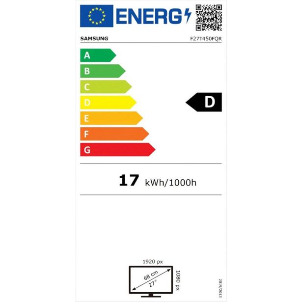 SAMSUNG MONITOR F27T450FQR