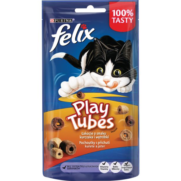 FELIX PRIBOLJŠKI ZA MAČKE, PLAY TUBES, PIŠČ., PUR. IN JETR. 50G