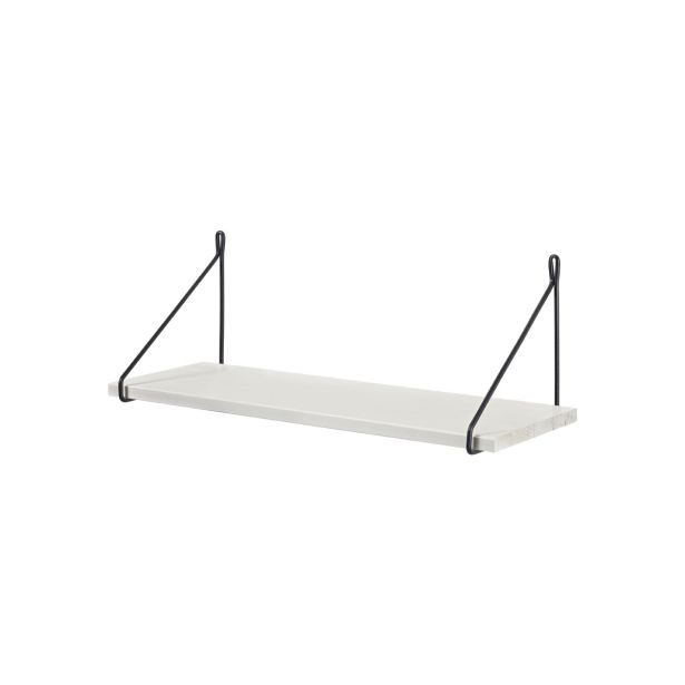 LESENA POLICA FILO-SET BELI BOR/ČRNA 800X200X19 MM