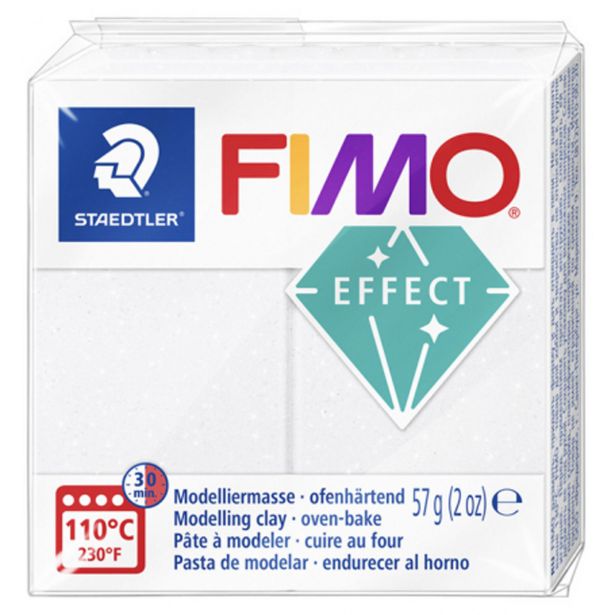 FIMO EFFECT POLIMERNA MASA 002, 56G, GALAXY WHITE