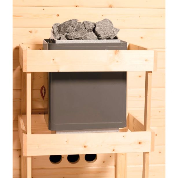 FINSKA SAVNA MIA+9KW GRELEC BIO KOTNI VHOD+STREŠ.VENEC