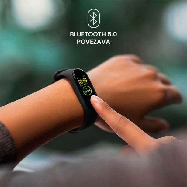 PAMETNA ZAPESTNICA FOREVER FITBAND SB-50 ČRNA