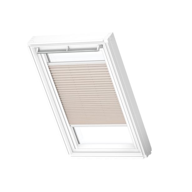 SENČILO ZA STREŠNO OKNO VELUX FML CK02 1275SWL PLISE, ELEK., PRAŠNO BEŽ