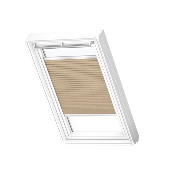 SENČILO ZA STREŠNO OKNO VELUX FML CK02 1277S PLISE, ELEK., PEŠČENA