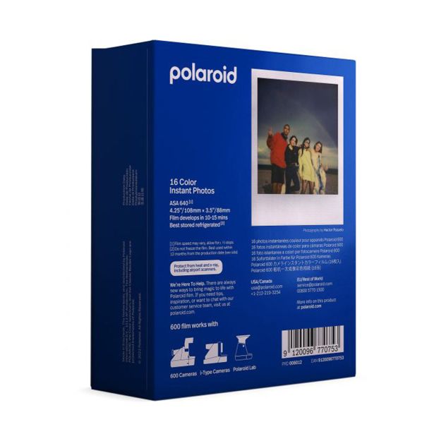 FILM POLAROID 600 BARVNI DVOJNO PAK.