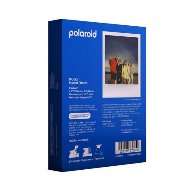 FILM POLAROID 600 BARVNI ENOJNO PAK.