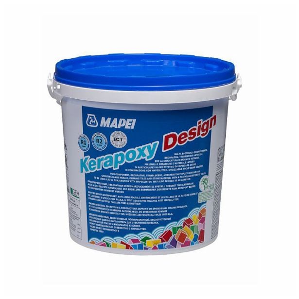 FUGIRNA MASA 2K MAPEI KERAPOXY DESIGN 720 3KG PEARL GREY