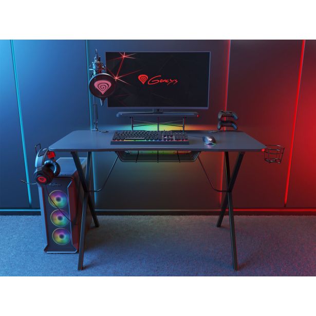 GAMING MIZA GENESIS HOLM 300 RGB, ČRNA