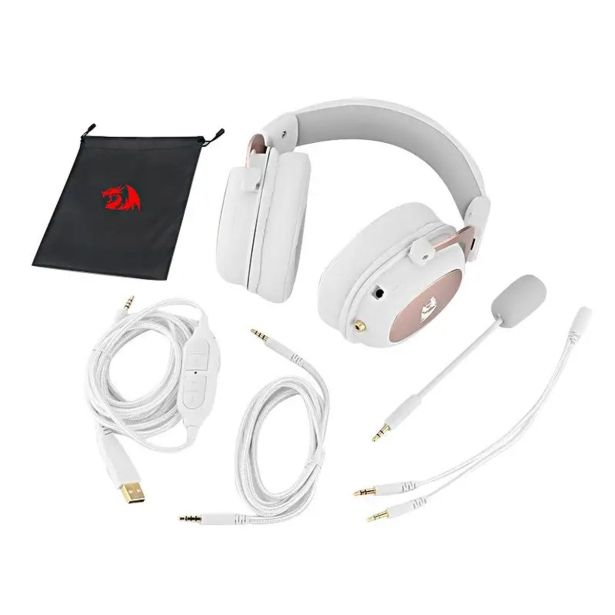 GAMING SLUŠALKE REDRAGON ZEUS 2 H510W BELE