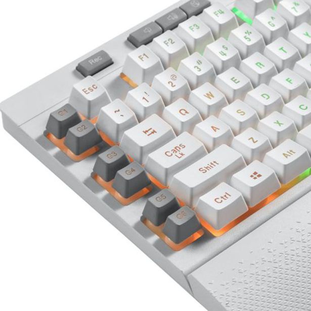 GAMING TIPKOVNICA REDRAGON SHIVA K512 RGB BELA