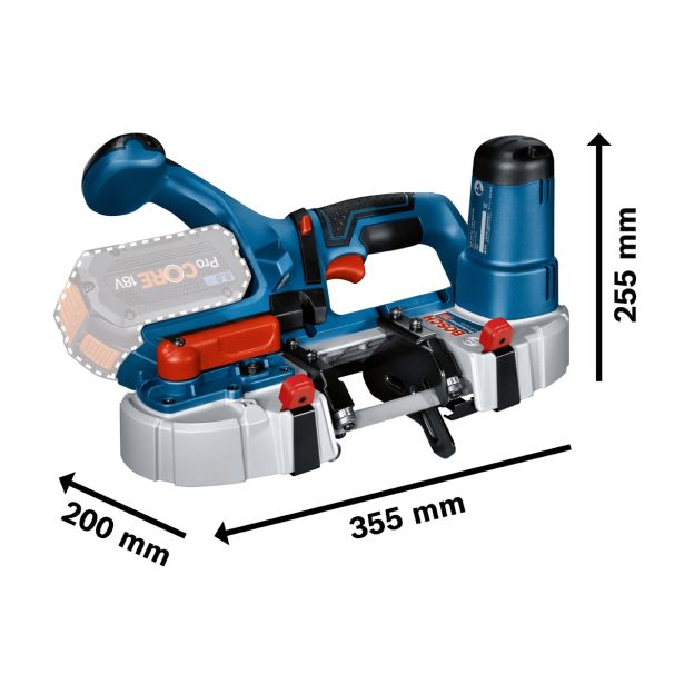 AKU.TRAČNA ŽAGA ZA KOVINO BOSCH PROFESSIONAL GCB 18V-63