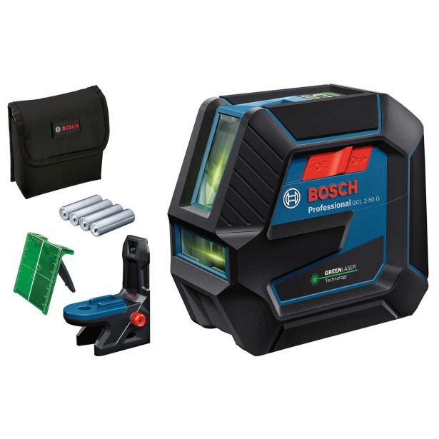 KOMBINIRANI LASER BOSCH GCL 2-50 G Z DRŽALOM RM 10