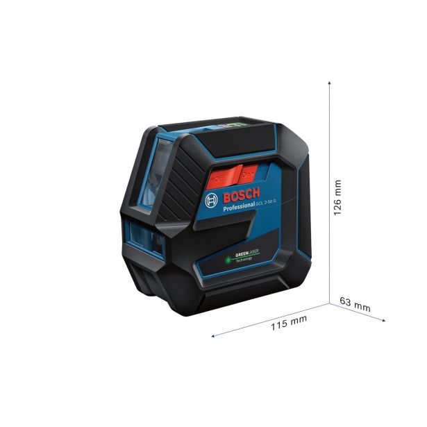 KOMBINIRANI LASER BOSCH GCL 2-50 G Z DRŽALOM RM 10