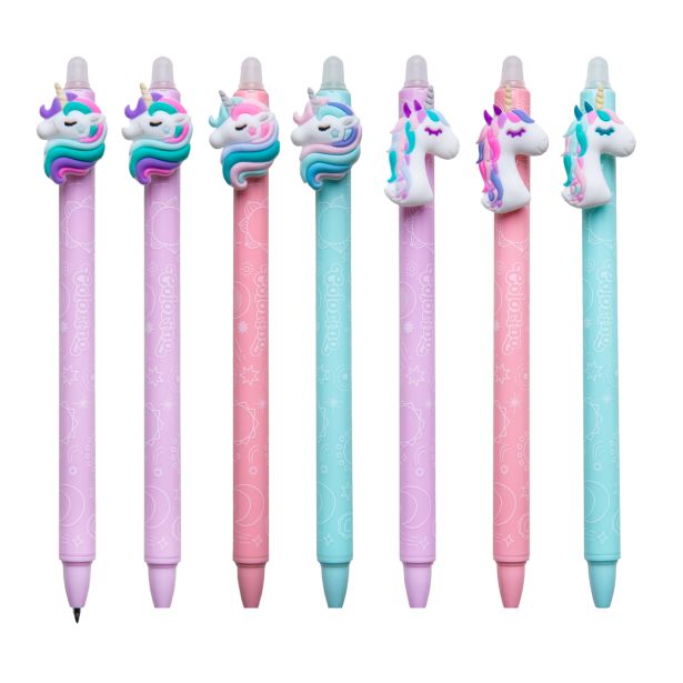 GEL PISALO PIŠI BRIŠI COLORINS MAGIC UNICORNS RAZLIČNI MOTIVI