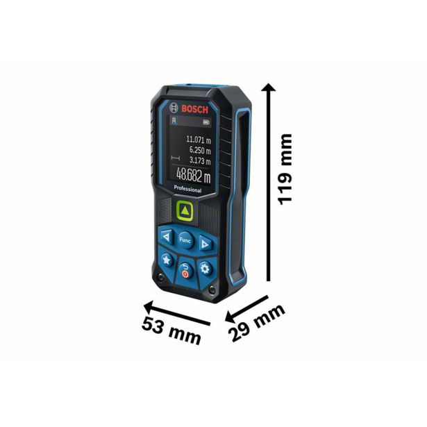 LASERSKI MERILNIK RAZDALJ BOSCH PROFESSIONAL GLM 50-25 G