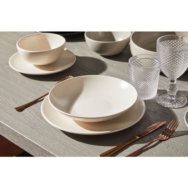 GLOBOKI KROŽNIK TOGNANA 22 CM RITUAL CREMA MAT