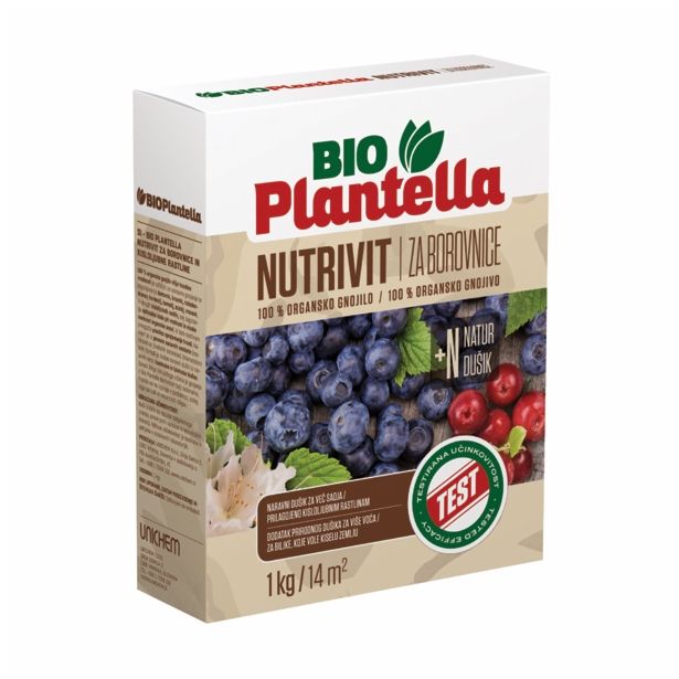 GNOJILO ZA PRIDELAVO BIO PLANTELLA NUTRIVIT ZA BOROVNICE 1KG