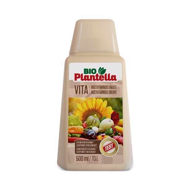 GNOJILO ZA PRIDELAVO BIO PLANTELLA VITA 500 ML BIOGNOJILO