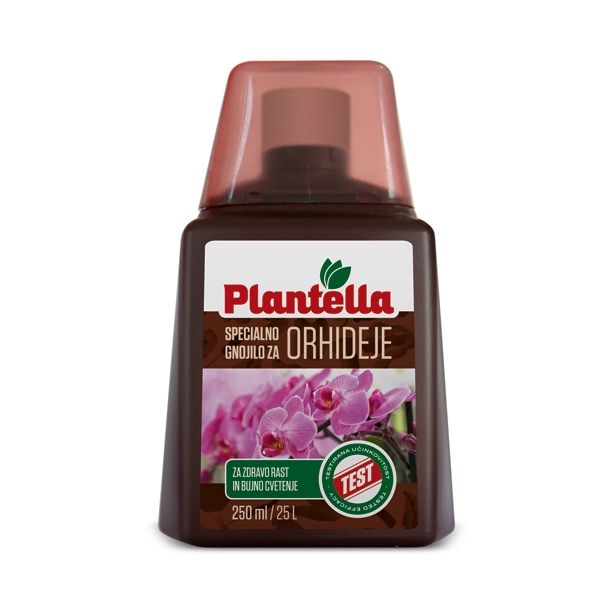 GNOJILO ZA OKR. RASTLINE PLANTELLA TEKOČE ZA ORHIDEJE 250 ML