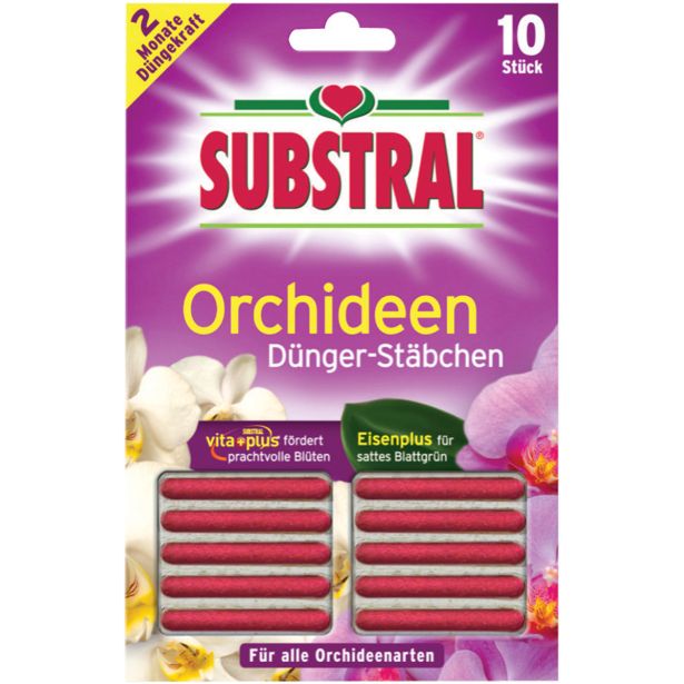 GNOJILO ZA OKR. RASTLINE SUBSTRAL PALČKE ZA GNOJENJE ORHIDEJ 10 KOS