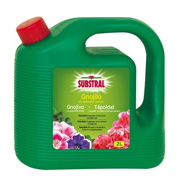 GNOJILO ZA OKR. RASTLINE SUBSTRAL TEKOČE MINERALNO ZA BALKONSKE RASTLINE 2 L