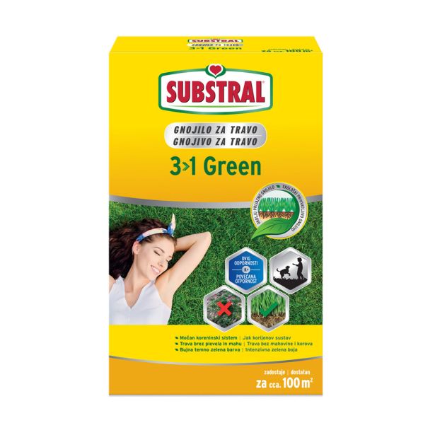 GNOJILO ZA TRAVO 3V1 GREEN SUBSTRAL 2 KG