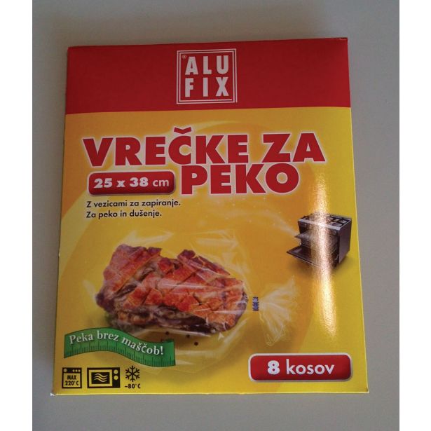 GOSPODINJSKA VREČKA ALUFIX VREČKE ZA PEKO MALE 8/1