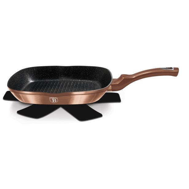 PONEV BERLINGER HAUS GRILL 28X28 CM BLACK NOIR