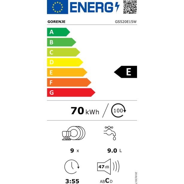 POMIVALNI STROJ GORENJE GS520E15W