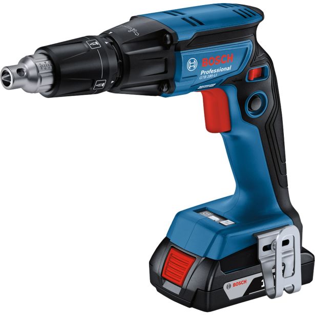 AKU. VIJAČNIK ZA SUHOMON. BOSCH PROFESSIONAL GTB 185-LI 2X 18V 2AH; KOVČEK