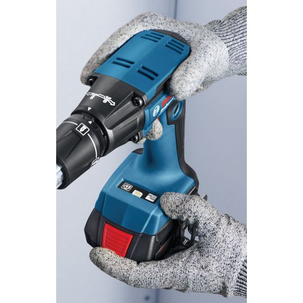 AKU. VIJAČNIK ZA SUHOMON. BOSCH PROFESSIONAL GTB 185-LI 2X 18V 2AH; KOVČEK