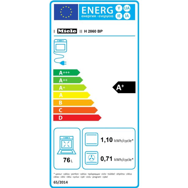 VGRADNA PEČICA MIELE H 2860 BP