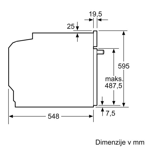 VGRADNA PEČICA BOSCH HBS578BS0