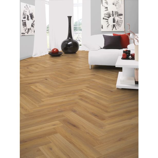 LAMINAT, 8MM, 32. RAZRED KRONOTEX HERRINGBONE HRAST PISA D 3861