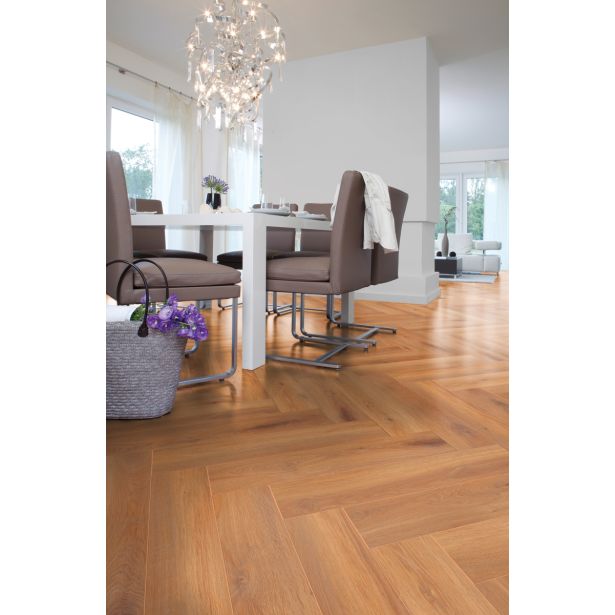 LAMINAT, 8MM, 32. RAZRED KRONOTEX HERRINGBONE HRAST PISA D 3861