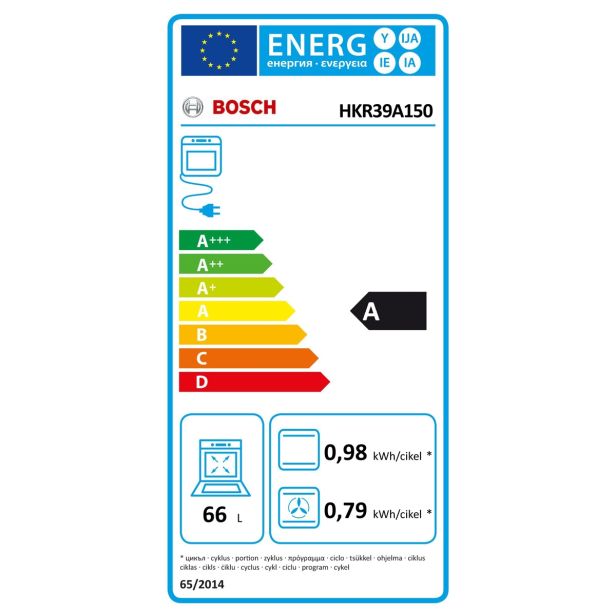 STEKLOKERAMIČNI ŠTEDILNIK BOSCH HKR39A150