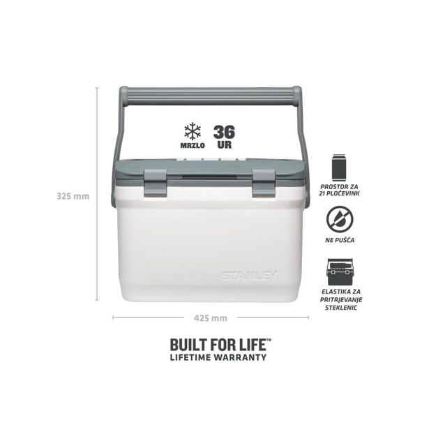 HLADILNA SKRINJA THE EASY CARRY OUTDOOR COOLER 15.1L, POLAR WHITE