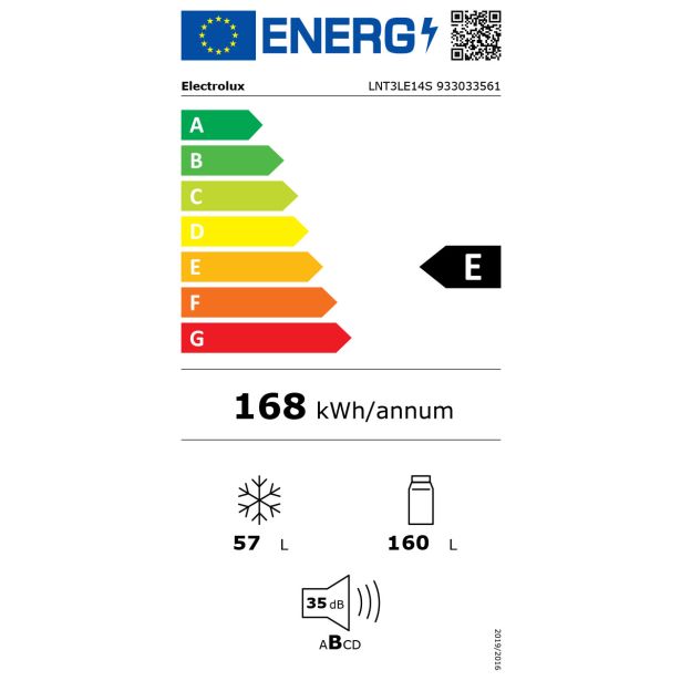 HLADILNIK IN ZAMRZOVALNIK ELECTROLUX LNT3LE14S