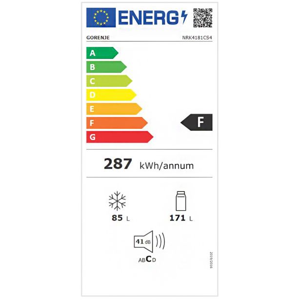 HLADILNIK IN ZAMRZOVALNIK GORENJE NRK4181CS4
