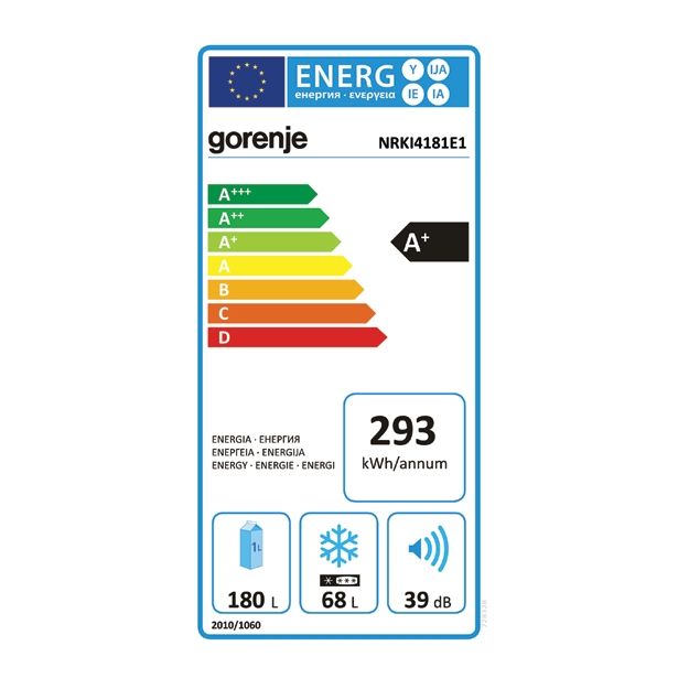 HLADILNIK IN ZAMRZOVALNIK GORENJE NRKI 4181E1
