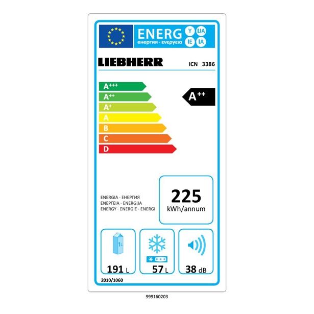 HLADILNIK IN ZAMRZOVALNIK LIEBHERR ICN 3386