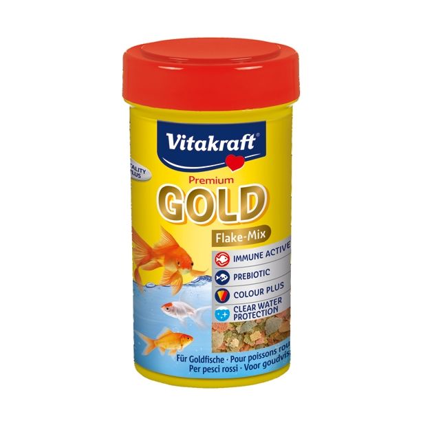 HRANA ZA RIBE VITAKRAFT GOLD FLAKE MIX 100ML