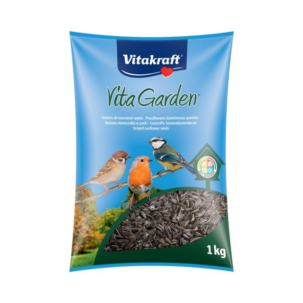 HRANA ZA ZUNANJE PTICE VITA GARDEN SONČNICE HP PISANE 1 KG