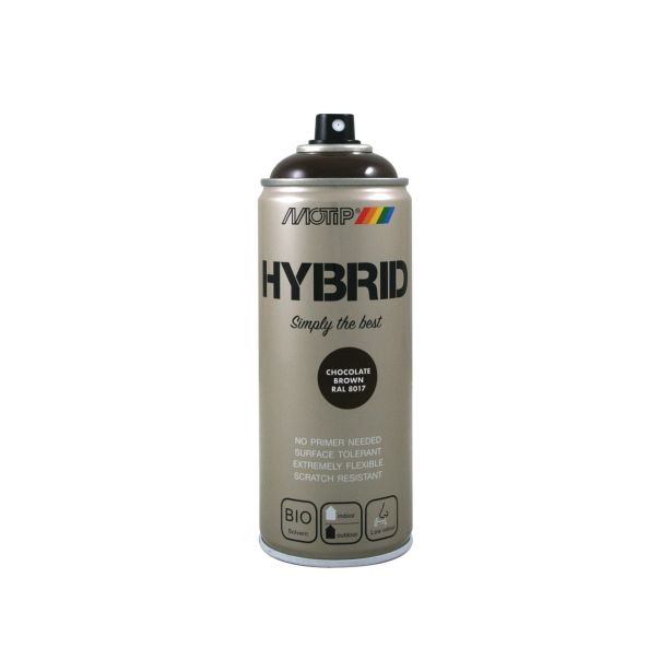 BARVNI SPREJ MOTIP HYBRID RAL.: 8017 400 ML ČOKOLADNO RJAV