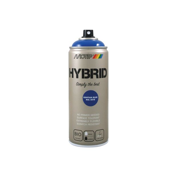 BARVNI SPREJ MOTIP HYBRID RAL.: 5010 400 ML MODRI
