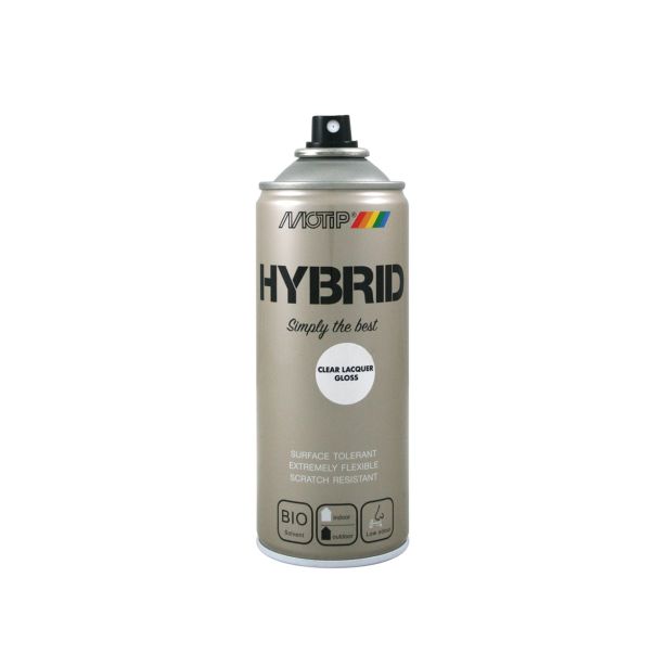 BARVNI SPREJ MOTIP HYBRID PROZORNI SIJAJ 400ML