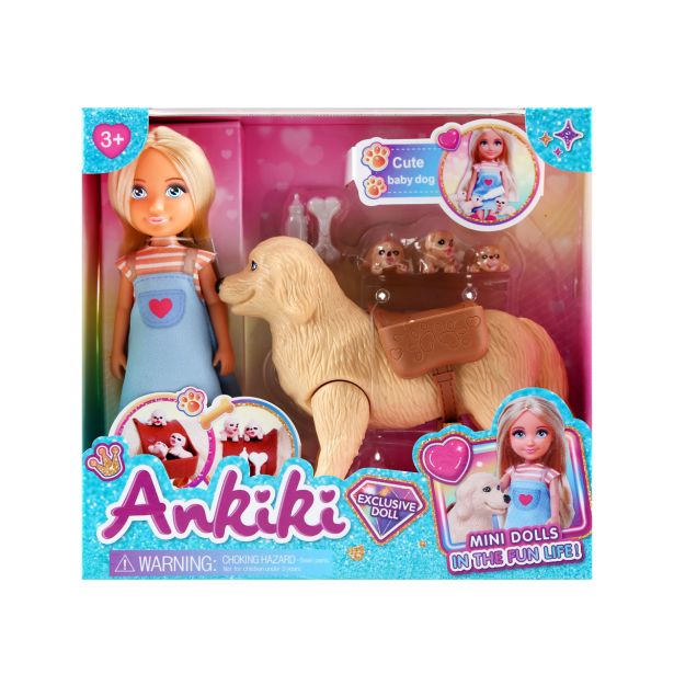 IGRAČE ZA DEKLICE MASEN TOYS MALA PUNČKA S PSOM 7225454