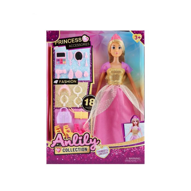IGRAČE ZA DEKLICE MASEN TOYS PUNČKA PRINCESKA Z DODATKI 7219321