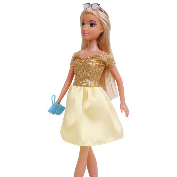 IGRAČE ZA DEKLICE MASEN TOYS PUNČKA Z OBLAČILI IN MODNIMI DODATKI 7213929